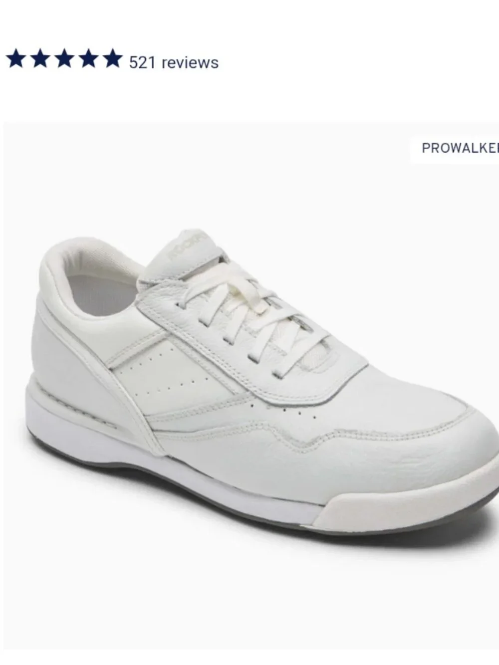 New Rockport Men's Prowalker M7100 Size 10.5 M